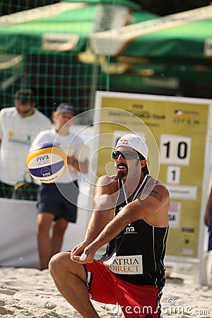 Todd Rogers - beach volleyball Editorial Stock Photo
