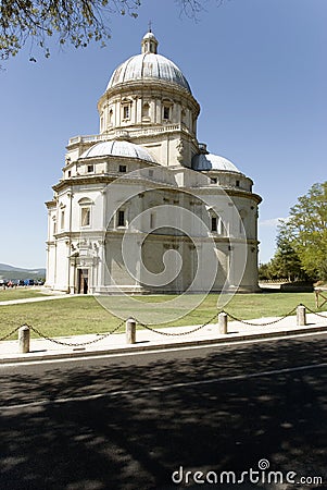 Todi: Consolazione temple Stock Photo