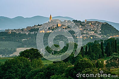 Todi (Umbria Italy) Stock Photo