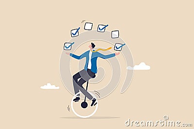 Todo list professional, business or work accomplishment, project management to track completed tasks or checklist to check for Vector Illustration