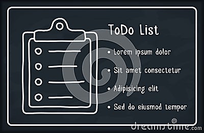 ToDo List Vector Illustration
