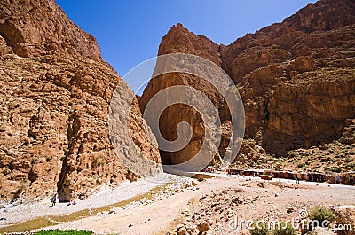 Todra gorge in Morocco Stock Photo