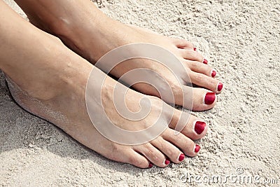 Toenails Stock Photo