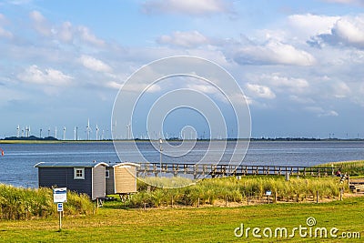 Toenning at the northsea germany Stock Photo