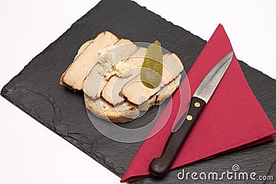 Tofu bread Stock Photo
