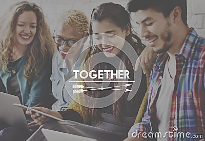 Together Community Team Support Unity Friends Concept Stock Photo