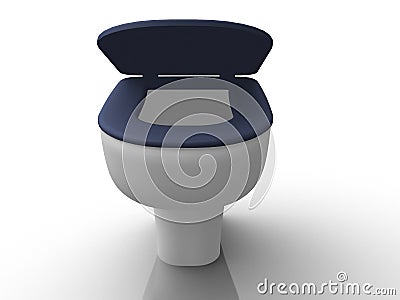 Toilet bowl Stock Photo