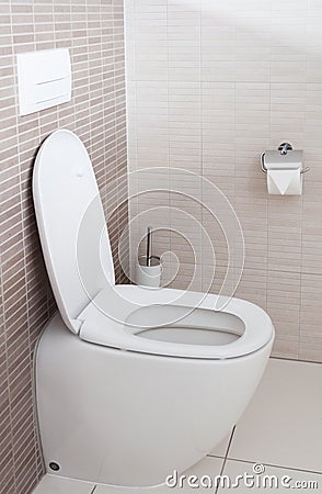 Toilet bowl Stock Photo