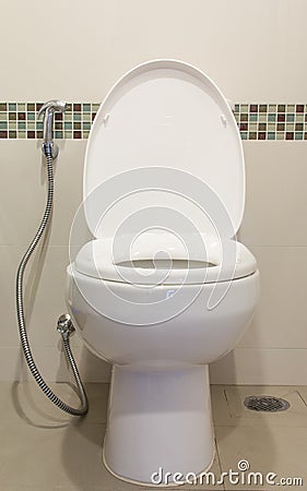 Toilet bowl Stock Photo