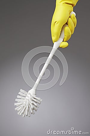 Toilet brush Stock Photo