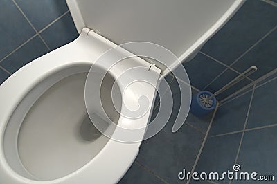 Toilet detail Stock Photo
