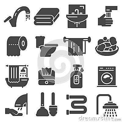 Toilet icon. Bathroom icon. Restroom icon. Stock Photo