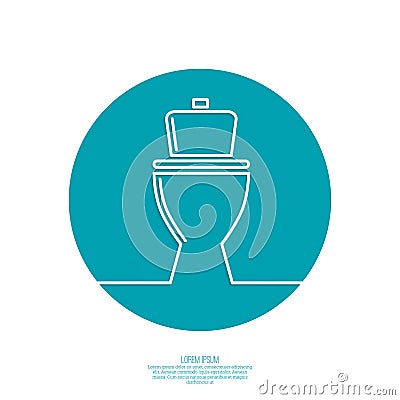 Toilet icon Vector Illustration