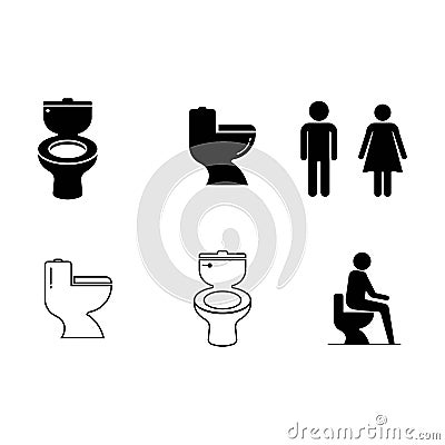 Toilet icon Vector Illustration