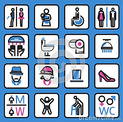 Toilet Icon- vector Vector Illustration