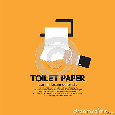 Toilet Paper. Vector Illustration