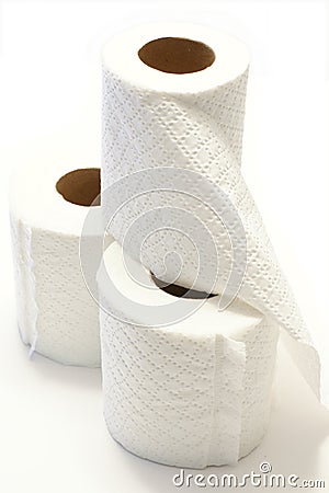 Toilet paper Stock Photo