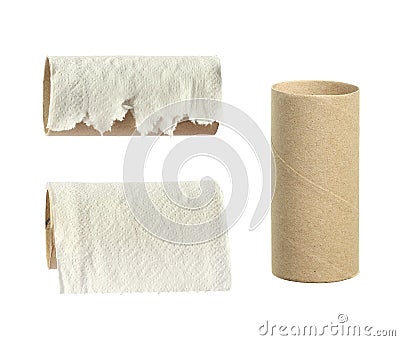 Toilet paper roll Stock Photo