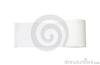 Toilet paper roll Stock Photo