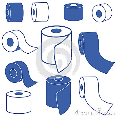 Toilet Paper Vector Illustration