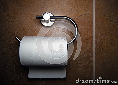 Toilet roll Stock Photo