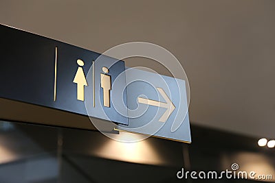 Toilet Sign Stock Photo