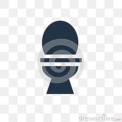 Toilet vector icon isolated on transparent background, Toilet t Vector Illustration