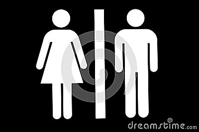 Toilet/Washroom Sign Stock Photo