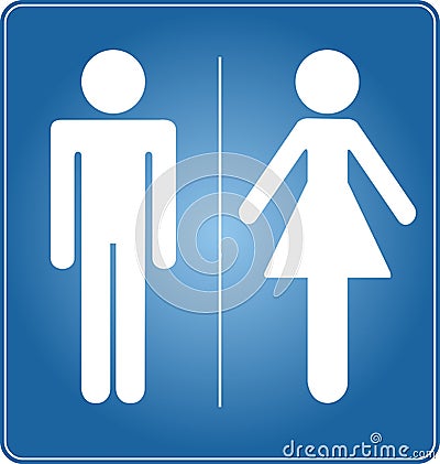 Toilette sign Vector Illustration