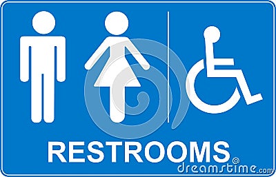 Toilette sign Vector Illustration