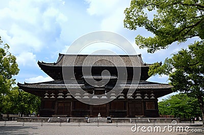 Toji-Temple's main hall, Kyoto Japan. Stock Photo