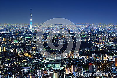 Tokyo Cityscape Stock Photo