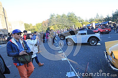 Tokyo Classic Car Festival in Japan Editorial Stock Photo