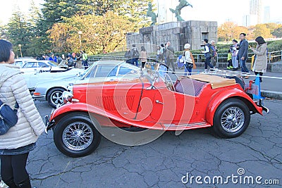 Tokyo Classic Car Festival in Japan Editorial Stock Photo