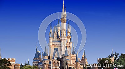 Tokyo Disneyland Castle Editorial Stock Photo