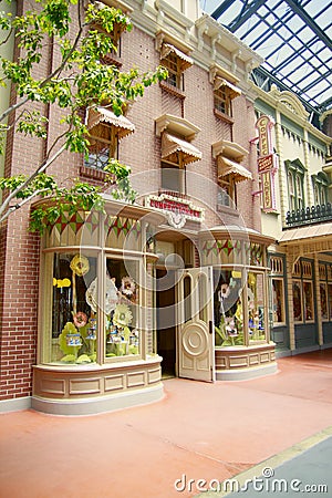 Tokyo Disneyland shops Editorial Stock Photo