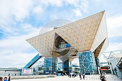 Tokyo International Exhibition Center Tokyo Big Sight in Ariake, Tokyo. Editorial Stock Photo