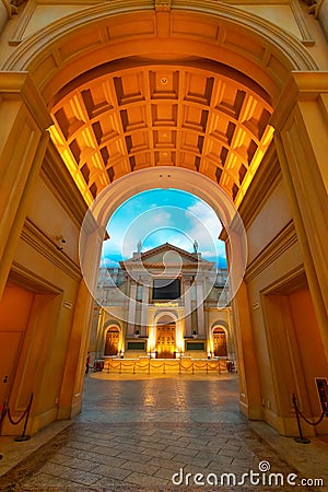 Venus Fort Shopping Mall in Odaiba, Tokyo, Japan Editorial Stock Photo