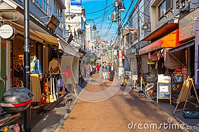 Yanaka Ginza district in Tokyo, Japan Editorial Stock Photo