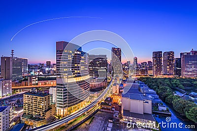 Tokyo, Japan Cityscape Stock Photo