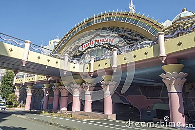 Sanrio Puroland or Hello Kitty Land, an indoor theme park located in Tama New Town, Tokyo, Japan Editorial Stock Photo