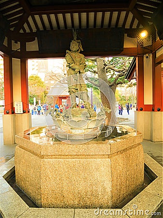 Tokyo, Japan - 26 March 2019 Tourist in Sensoji temple it is Tokyo`s oldest temple.famous Sensoji in Asakusa tokyo Editorial Stock Photo