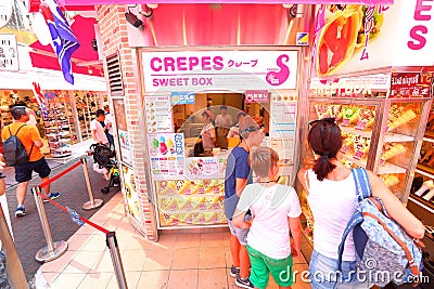 TOKYO, JAPAN : Takeshita Street(Takeshita Dori) Editorial Stock Photo