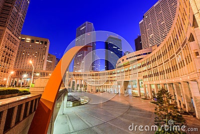 Tokyo Metropolitan Government Buildings Stock Photo