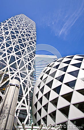Tokyo modern architecture Stock Photo