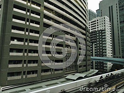 Tokyo modern district Stock Photo