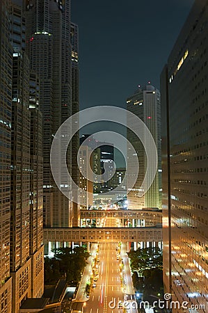 Tokyo night view Stock Photo