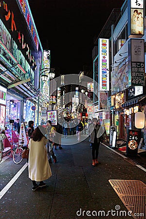 Tokyo Robot Restaurant street view Editorial Stock Photo