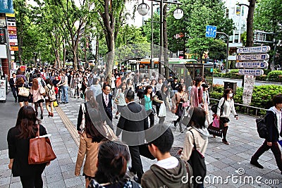 Tokyo shopping Editorial Stock Photo