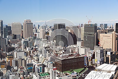 Tokyo Skyline, Japan Editorial Stock Photo